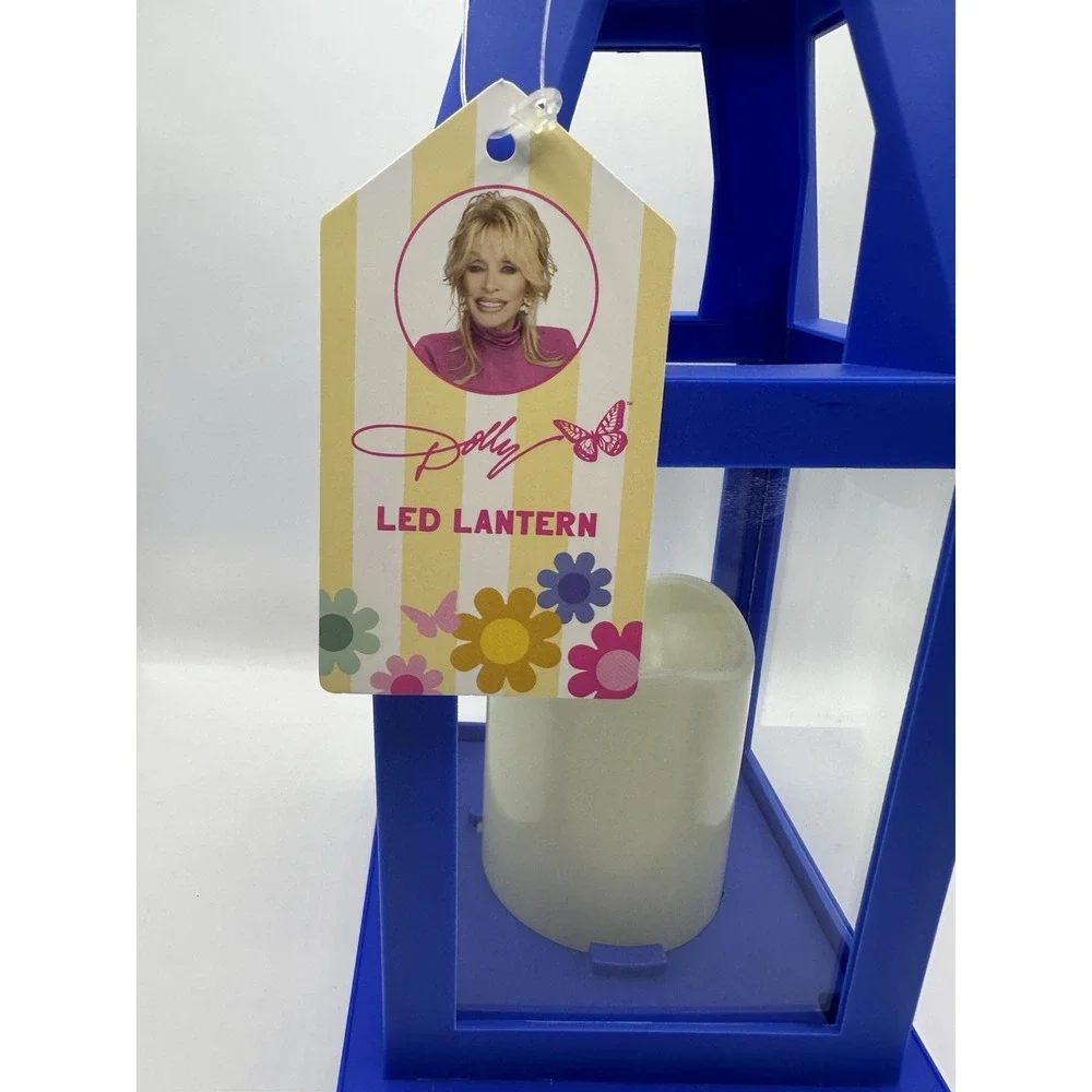 DG Dolly Parton Spring Home Kitchen Lot Brand New With Tags Blue Lantern Cup